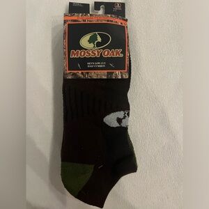 🔥MOSSY OAK 3 PACK MEN'S LOW CUT HALF CUSHION HUNTING SOCKS SHOE SIZE 6-12 NWT